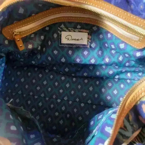 Dena Designs Women's Canvas Kumari North South Boho Weekend and Tote Bag 2-Piece - Picture 9 of 13